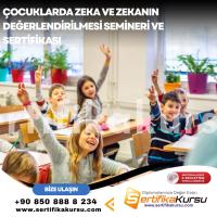Çocuklarda Zeka Ve Zekanın Değerlendirilmesi Semineri Ve Sertifikası