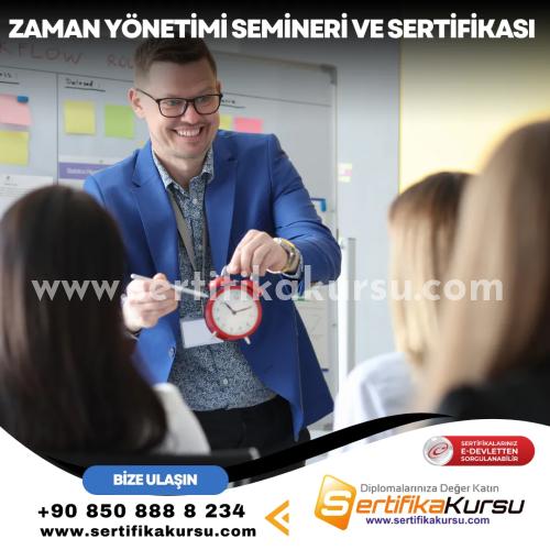 Zaman Yönetimi Semineri Ve Sertifikası